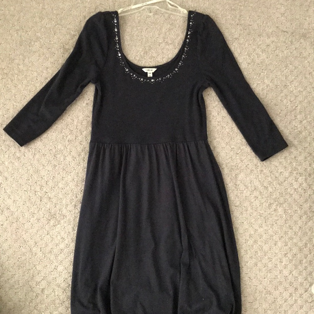 H&M navy blue dress